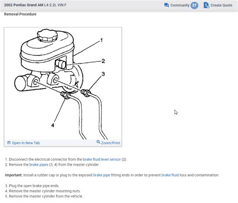 Pontiac grand brake line diagram